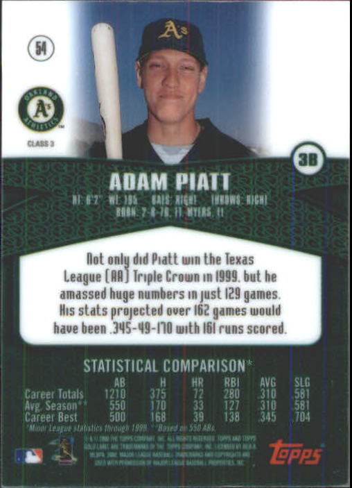 A6677- 2000 Topps Gold Label BB #s 1-100 +Inserts -You Pick- 15+ FREE US SHIP - Picture 363 of 425