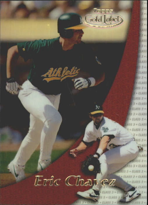 2000 Topps Gold Label Class 3 #61 Eric Chavez