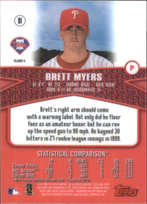 A6677- 2000 Topps Gold Label BB #s 1-100 +Inserts -You Pick- 15+ FREE US SHIP - Picture 417 of 425