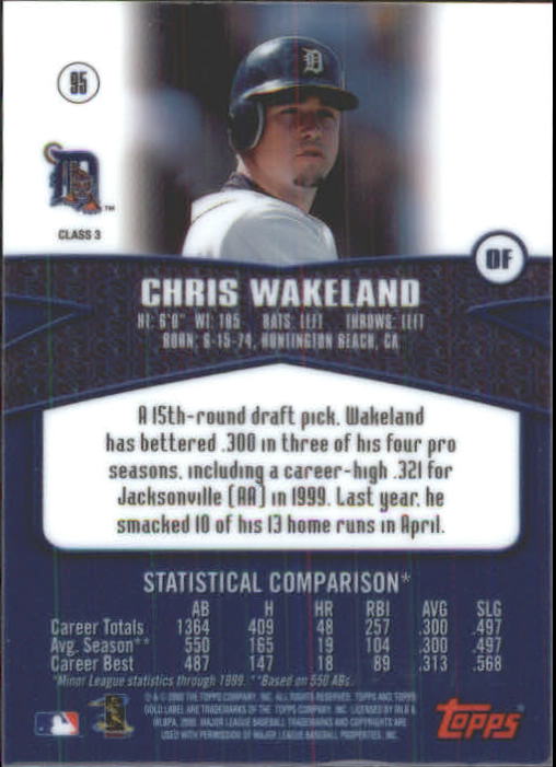 A6677- 2000 Topps Gold Label BB #s 1-100 +Inserts -You Pick- 15+ FREE US SHIP - Picture 419 of 425