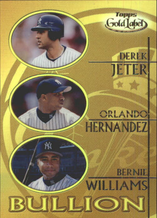 2000 Topps Gold Label Bullion Derek Jeter Bernie Williams Orlando #B2  Yankees