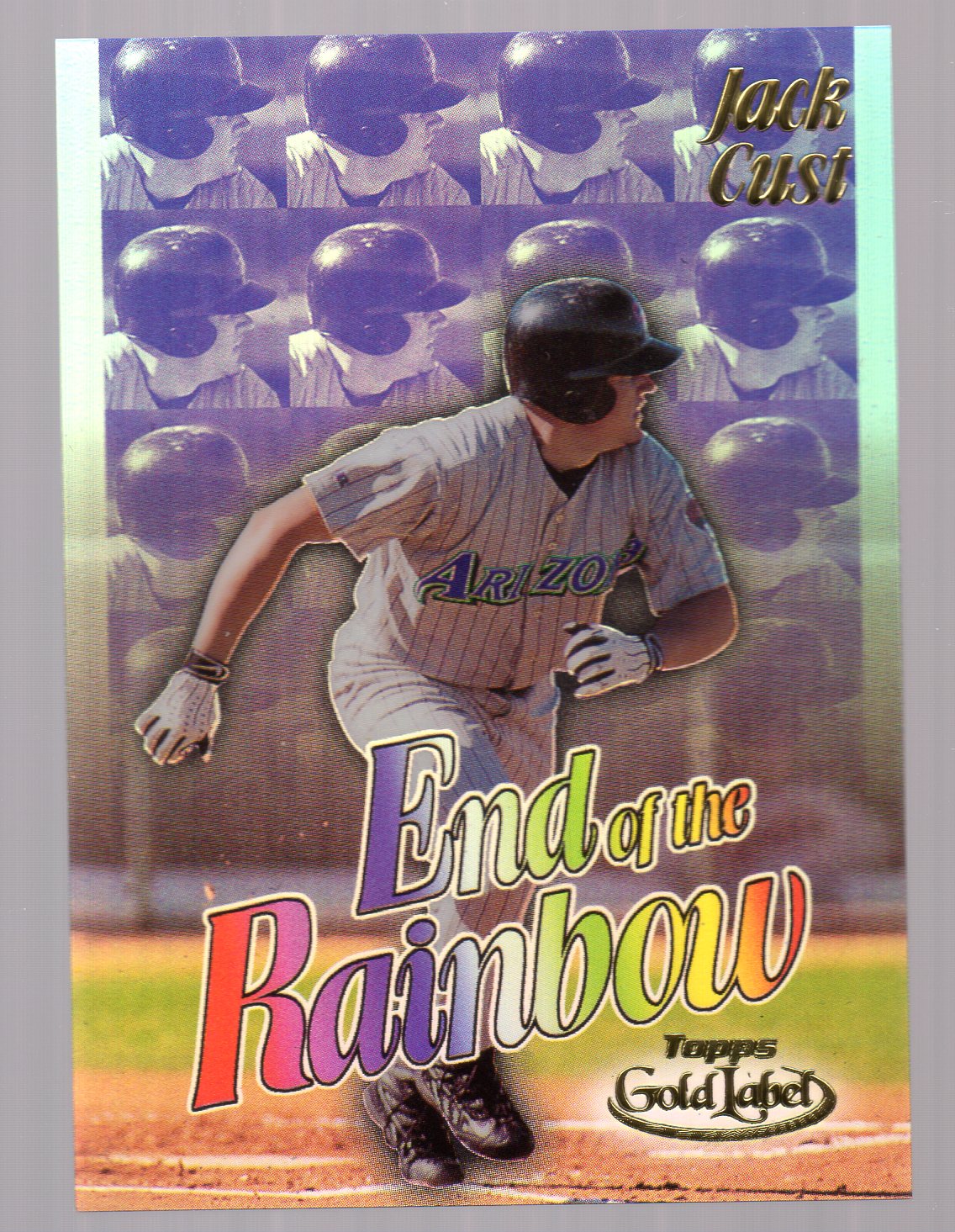 2000 Topps Gold Label End of the Rainbow #ER6 Jack Cust