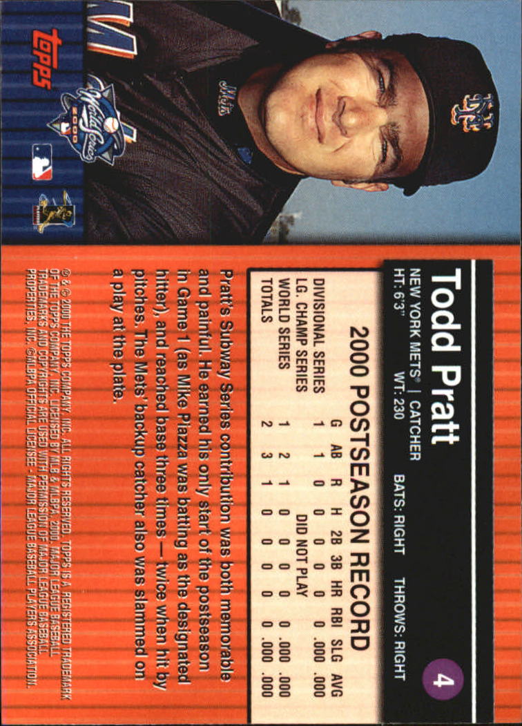 B6083- 2000 Topps Subway Serie Mets Yankees 1-100 -du Pick- 15 + Gratis US - Bild 7 von 131