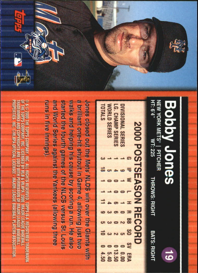 B6083- 2000 Topps Subway Serie Mets Yankees 1-100 -du Pick- 15 + Gratis US - Bild 21 von 131