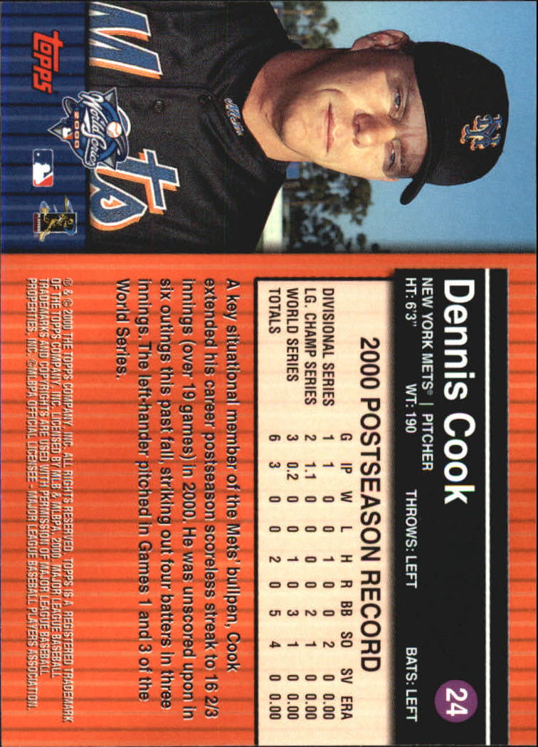 B6083- 2000 Topps Subway Serie Mets Yankees 1-100 -du Pick- 15 + Gratis US - Bild 31 von 131