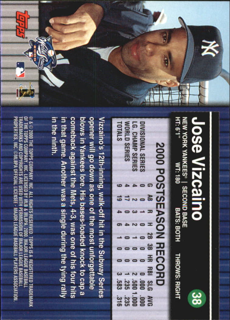 B6083- 2000 Topps Subway Serie Mets Yankees 1-100 -du Pick- 15 + Gratis US - Bild 43 von 131