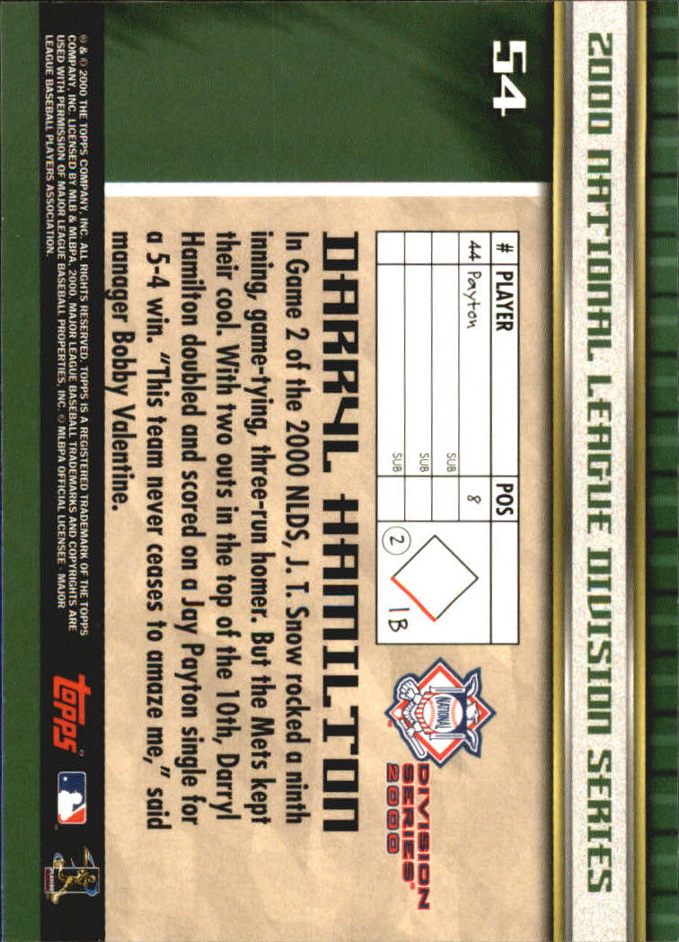 B6083- 2000 Topps Subway Serie Mets Yankees 1-100 -du Pick- 15 + Gratis US - Bild 61 von 131