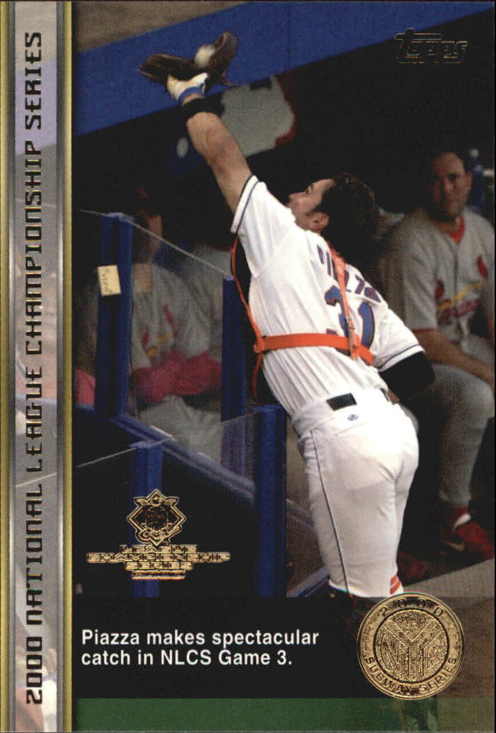 2000 Topps Subway Series #62 Mike Piazza
