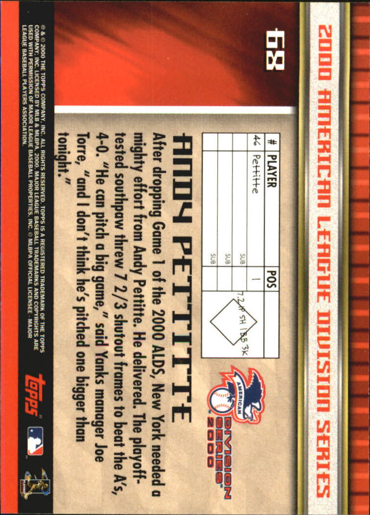 B6083- 2000 Topps Subway Serie Mets Yankees 1-100 -du Pick- 15 + Gratis US - Bild 85 von 131