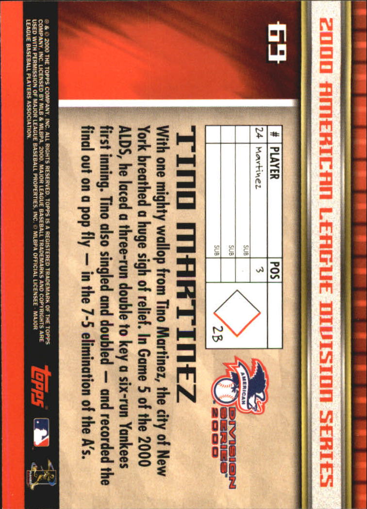 B6083- 2000 Topps Subway Serie Mets Yankees 1-100 -du Pick- 15 + Gratis US - Bild 87 von 131