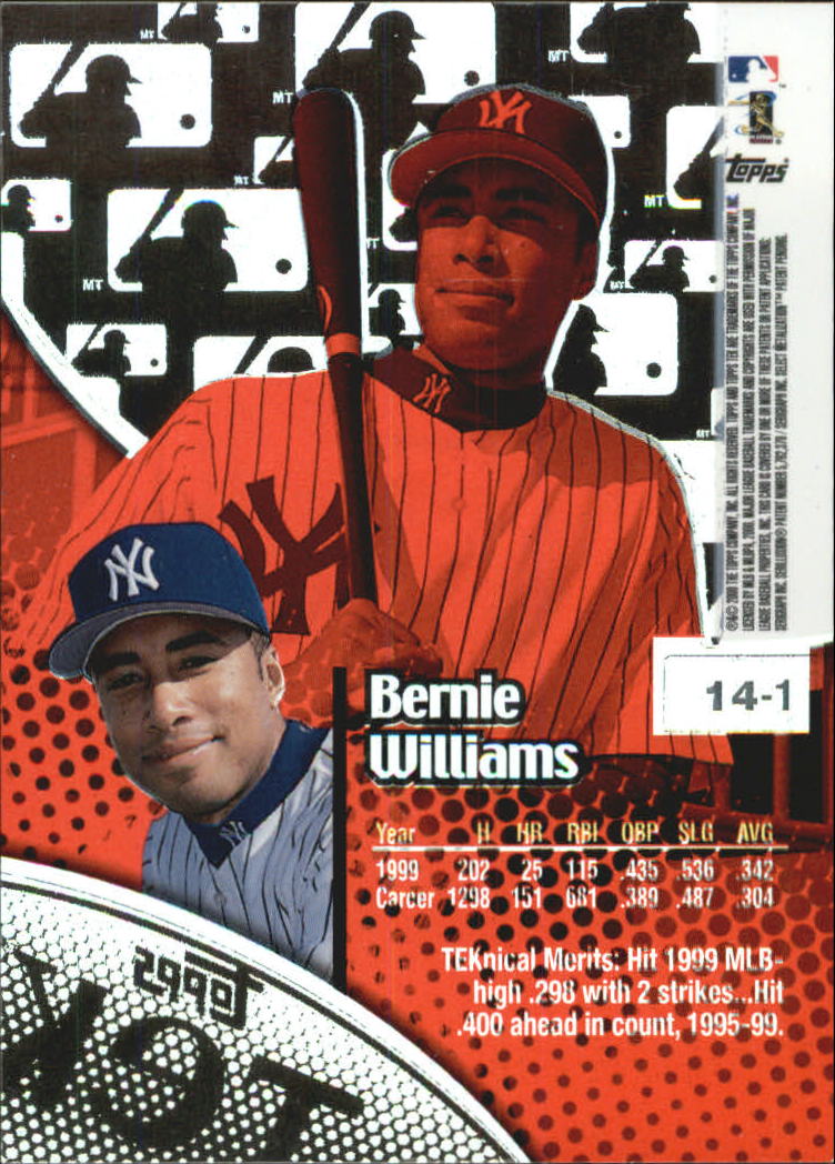 B5663- 2000 Topps Tek Pattern Assorted BB Cards -You Pick- 15+ FREE US SHIP