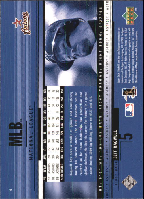 B1703- 2000 Upper Deck HoloGrFX BB #s 1-90 +Inserts -You Pick- 15+ FREE US SHIP - Picture 9 of 179