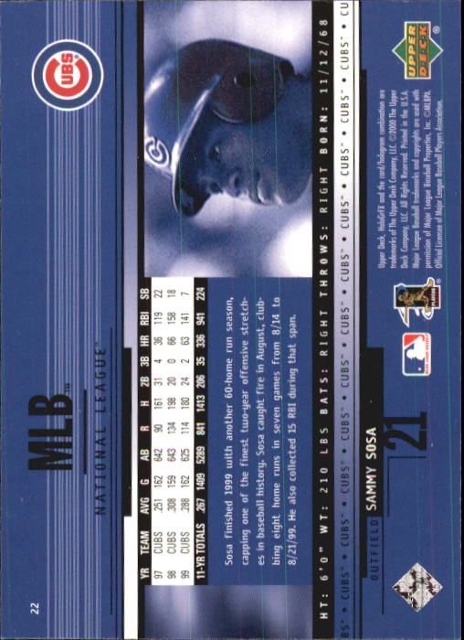 B1703- 2000 Upper Deck HoloGrFX BB #s 1-90 +Inserts -You Pick- 15+ FREE US SHIP - Picture 45 of 179