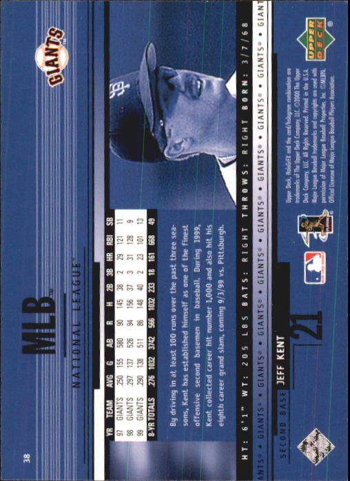 B1703- 2000 Upper Deck HoloGrFX BB #s 1-90 +Inserts -You Pick- 15+ FREE US SHIP - Picture 75 of 179