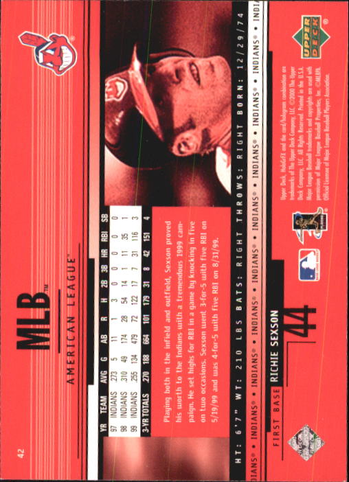 B1703- 2000 Upper Deck HoloGrFX BB #s 1-90 +Inserts -You Pick- 15+ FREE US SHIP - Picture 83 of 179