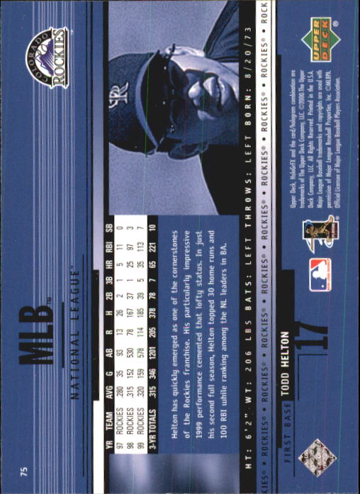 B1703- 2000 Upper Deck HoloGrFX BB #s 1-90 +Inserts -You Pick- 15+ FREE US SHIP - Picture 147 of 179