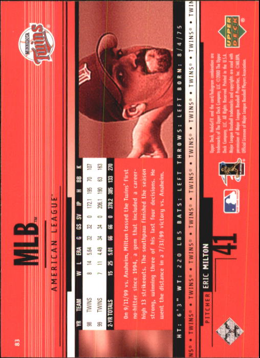 B1703- 2000 Upper Deck HoloGrFX BB #s 1-90 +Inserts -You Pick- 15+ FREE US SHIP - Picture 163 of 179