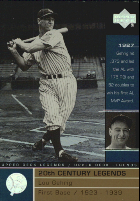 2019 Topps 150 Years of Professional Baseball #150148 Lou Gehrig