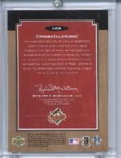 2000 Upper Deck Legends Legendary Game Jerseys #JCR Cal Ripken back image