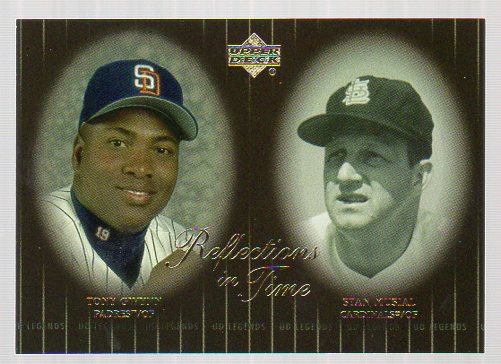 2000 Upper Deck Legends Reflections in Time #R6 T.Gwynn/S.Musial