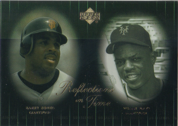 2000 Upper Deck Legends Reflections in Time #R7 B.Bonds/W.Mays