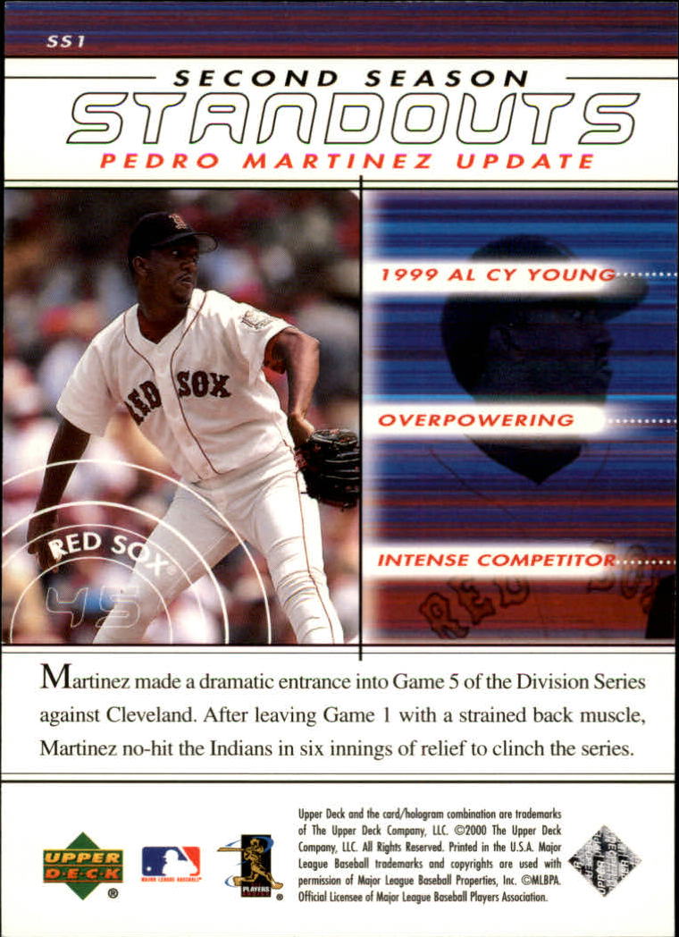 1999 Upper Deck MVP #32 Pedro Martinez - NM-MT - Card Shack