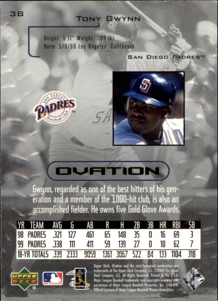 A8507- 2000 Upper Deck Ovation BB #s 1-90 +Inserts -You Pick- 15+ FREE US SHIP - Picture 69 of 178