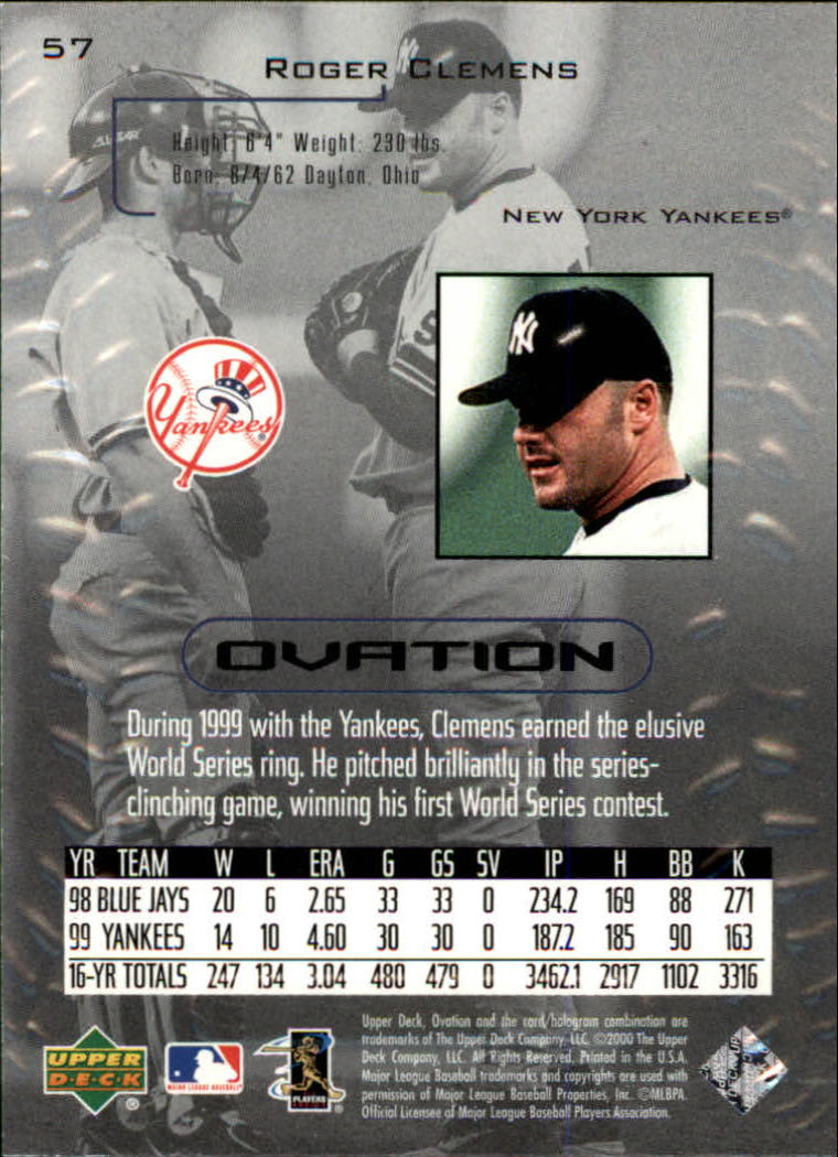Roger Clemens cards (1987-2022) Red Sox Yankees Blue Jays Astros - You Choose - Picture 223 of 356