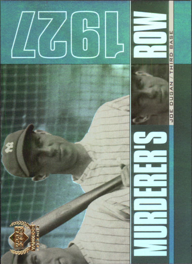 2000 Upper Deck Yankees Legends Murderer's Row #MR5 Joe Dugan