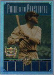 2000 Upper Deck Yankees Legends Pride of the Pinstripes #PP1 Babe Ruth