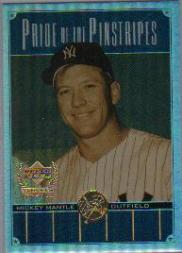 2000 Upper Deck Yankees Legends Pride of the Pinstripes #PP2 Mickey Mantle