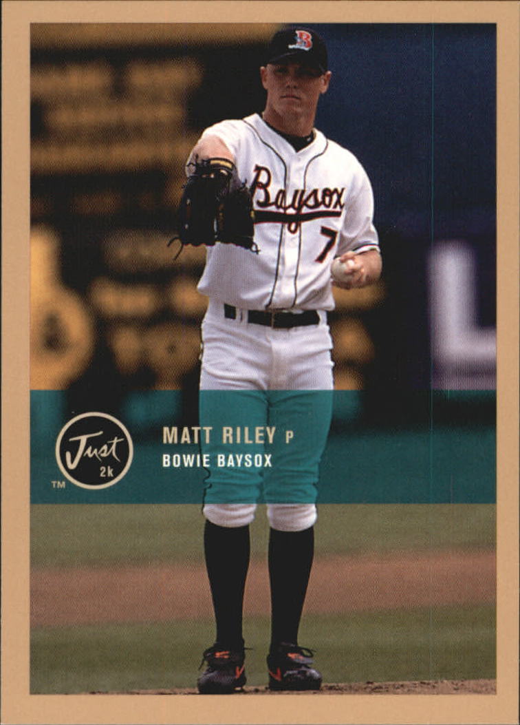 2000 Just Gold #180 Matt Riley