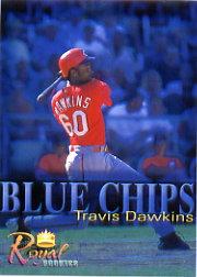 2000 Royal Rookies Futures Blue Chips #6 Travis Dawkins