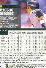 2000 Topps Opening Day #8 Magglio Ordonez back image