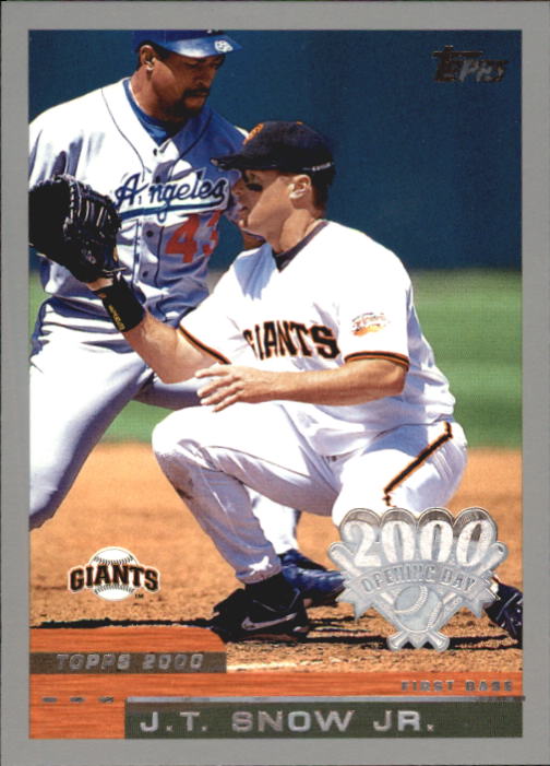 2000 Topps Opening Day #15 J.T. Snow