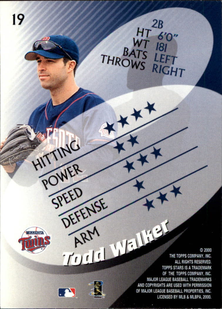 A6429- 2000 Topps Stars BB Karte #S 1-200 + Einsätze -du Pick- 15 + Free US - Bild 37 von 389