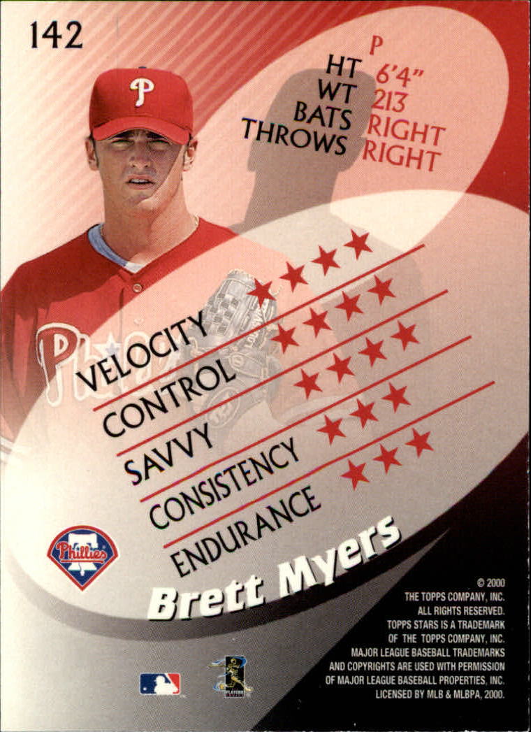 A6429- 2000 Topps Stars BB Karte #S 1-200 + Einsätze -du Pick- 15 + Free US - Bild 271 von 389