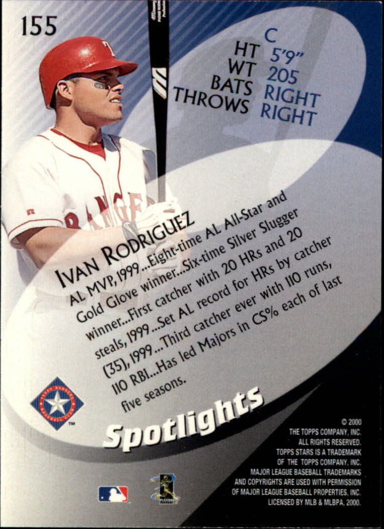 A6429- 2000 Topps Stars BB Karte #S 1-200 + Einsätze -du Pick- 15 + Free US - Bild 297 von 389