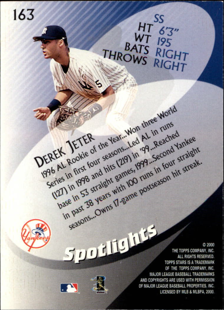 A6429- 2000 Topps Stars BB Karte #S 1-200 + Einsätze -du Pick- 15 + Free US - Bild 313 von 389