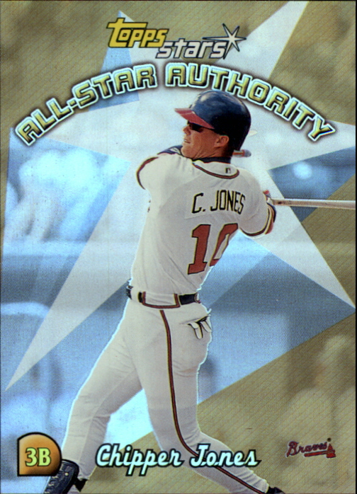2000 Topps Stars All-Star Authority #AS9 Chipper Jones