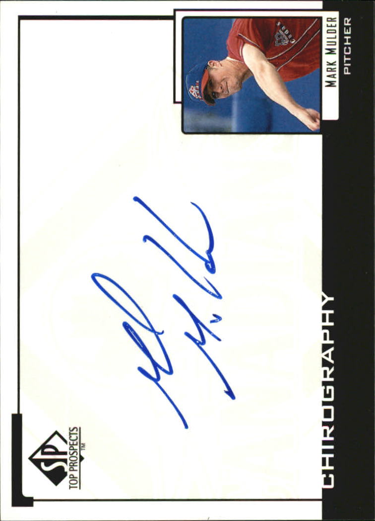 2000 SP Top Prospects Chirography #MM Mark Mulder