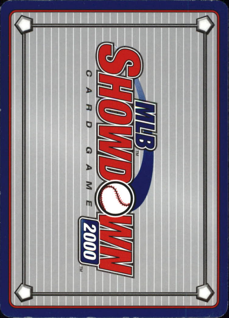 2000 MLB Showdown Home Run Hitter Promos #3 Nomar Garciaparra back image