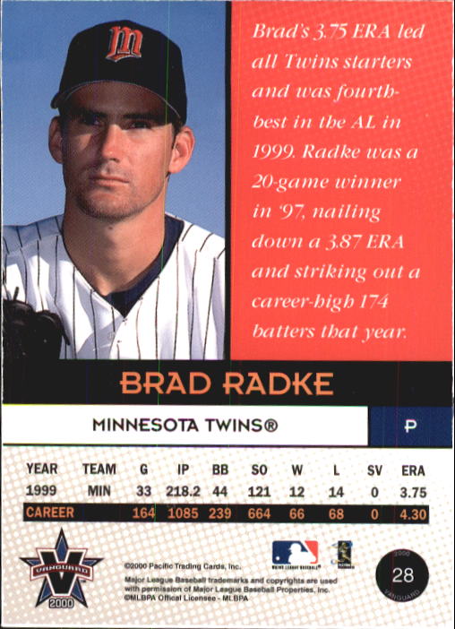 B5340- 2000 Vanguard Baseball Cards 1-100 +Inserts -You Pick- 15+ FREE US SHIP - Picture 49 of 207