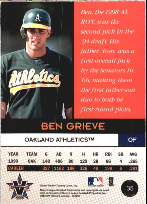 B5340- 2000 Vanguard Baseball Cards 1-100 +Inserts -You Pick- 15+ FREE US SHIP - Picture 61 of 207