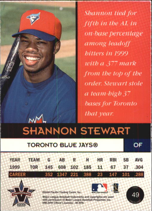 B5340- 2000 Vanguard Baseball Cards 1-100 +Inserts -You Pick- 15+ FREE US SHIP - Picture 83 of 207