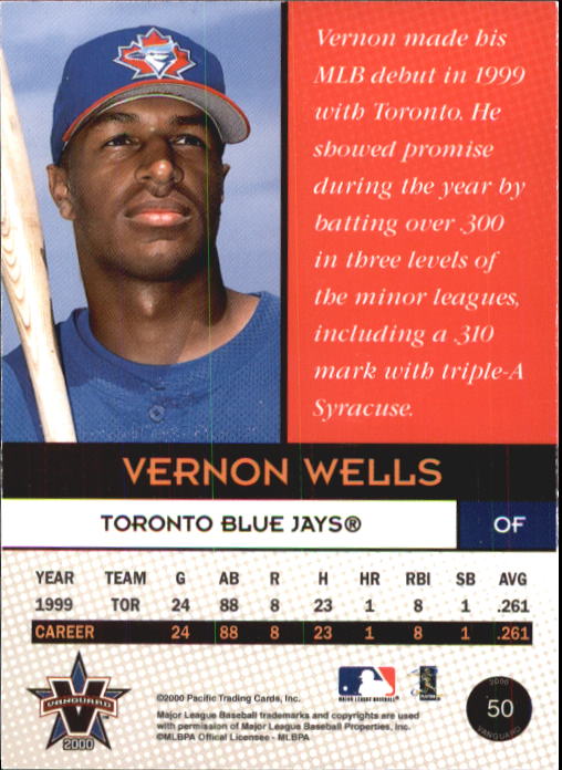 B5340- 2000 Vanguard Baseball Cards 1-100 +Inserts -You Pick- 15+ FREE US SHIP - Picture 85 of 207