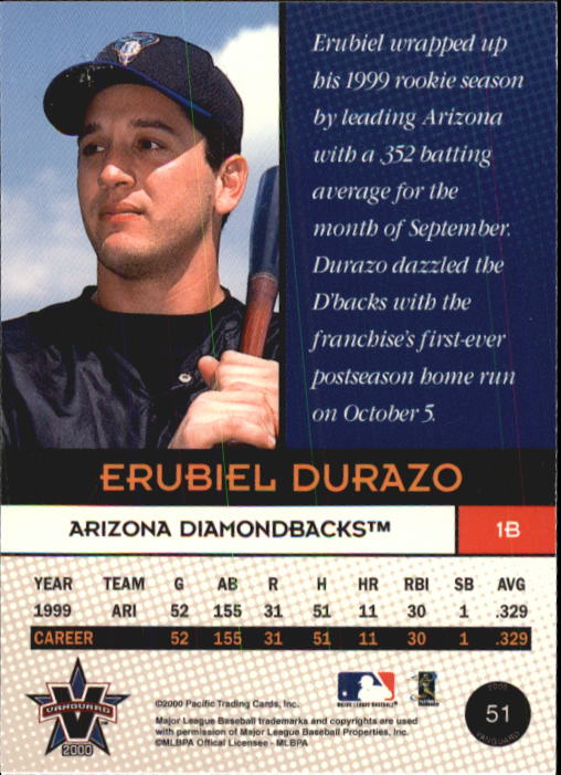 B5340- 2000 Vanguard Baseball Cards 1-100 +Inserts -You Pick- 15+ FREE US SHIP - Picture 87 of 207