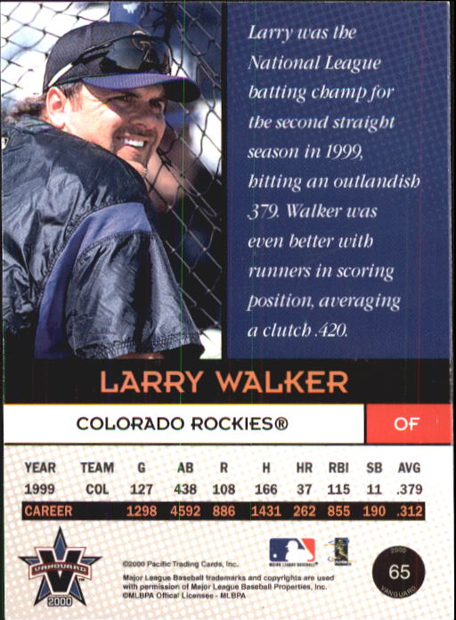 B5340- 2000 Vanguard Baseball Cards 1-100 +Inserts -You Pick- 15+ FREE US SHIP - Picture 109 of 207