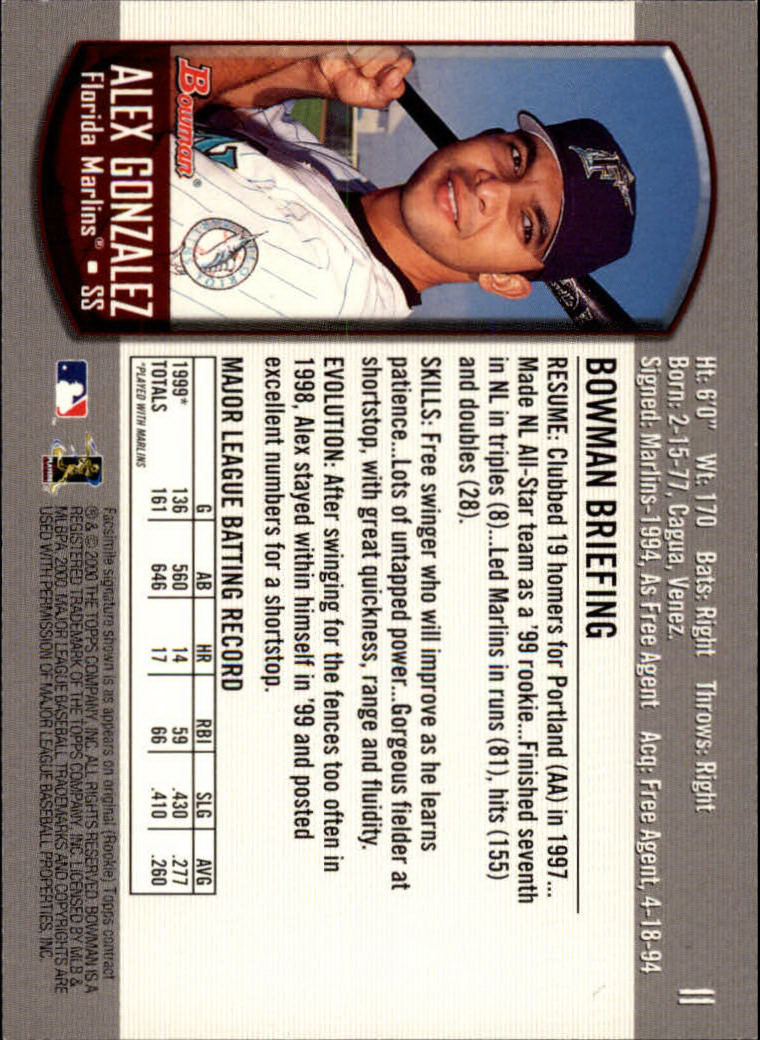 B2187- 2000 Bowman Baseball Card #s 1-250 +Rookies -You Pick- 15+ FREE US SHIP - Picture 19 of 457