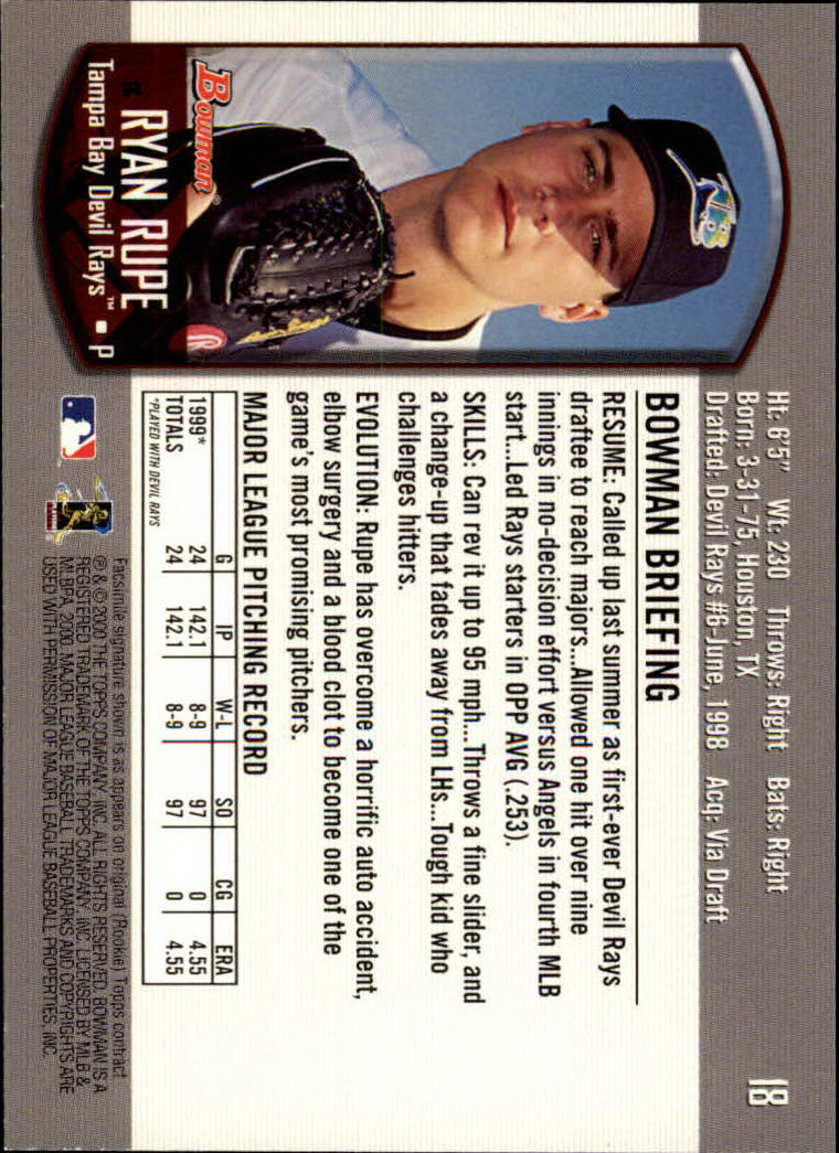 B2187- 2000 Bowman Baseball Card #s 1-250 +Rookies -You Pick- 15+ FREE US SHIP - Picture 33 of 457